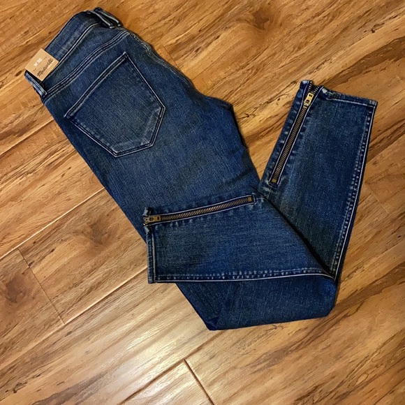 NWT Madewell Skinny Skinny Ankle Zip Jeans - Picture 10 of 10